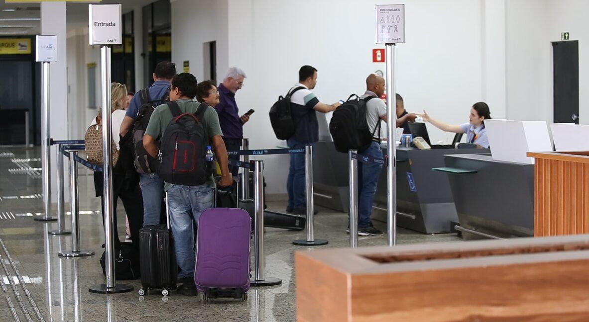 Mais de 640 mil passageiros utilizaram os aeroportos administrados pelo Estado, desde 2019