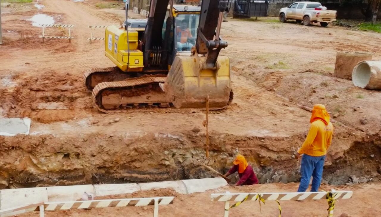 As obras de infraestrutura urbana irão proporcionar mais mais desenvolvimento para a população