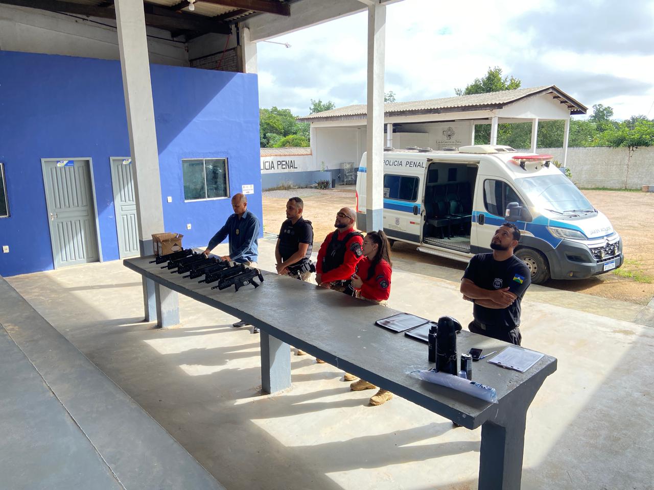 O curso capacitou os policiais penais para o manuseio seguro e eficiente da Carabina CTT .40