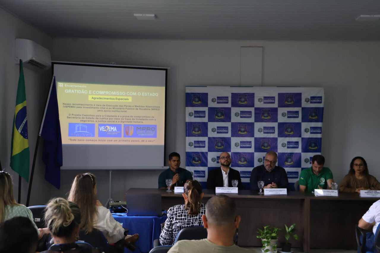 Projeto “Caminhos para a cidadania” é lançado para reinserção social de pessoas em pré-egresso do sistema prisional