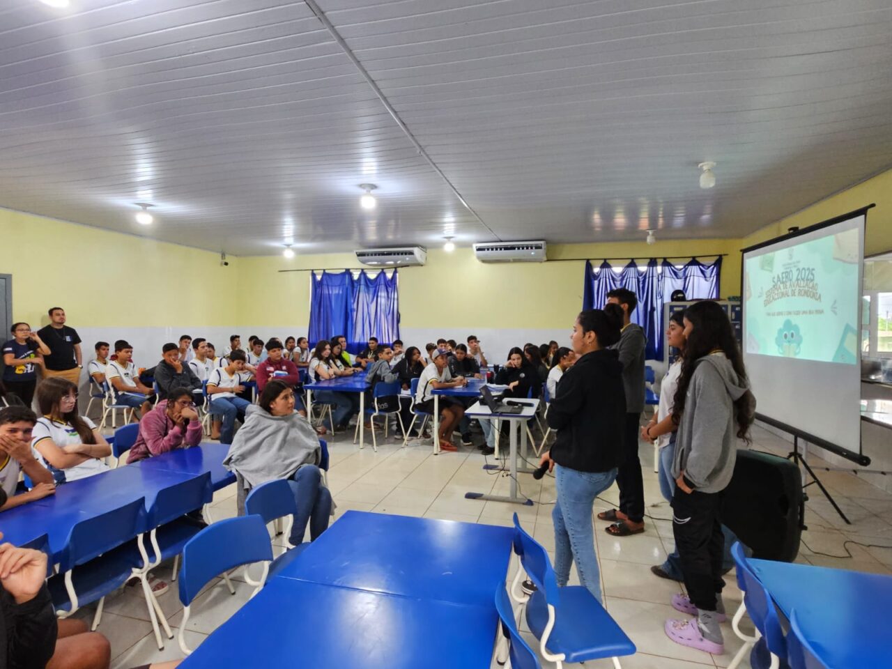 Estudantes da rede estadual protagonizam aulões do projeto “Grêmio Palestrante”