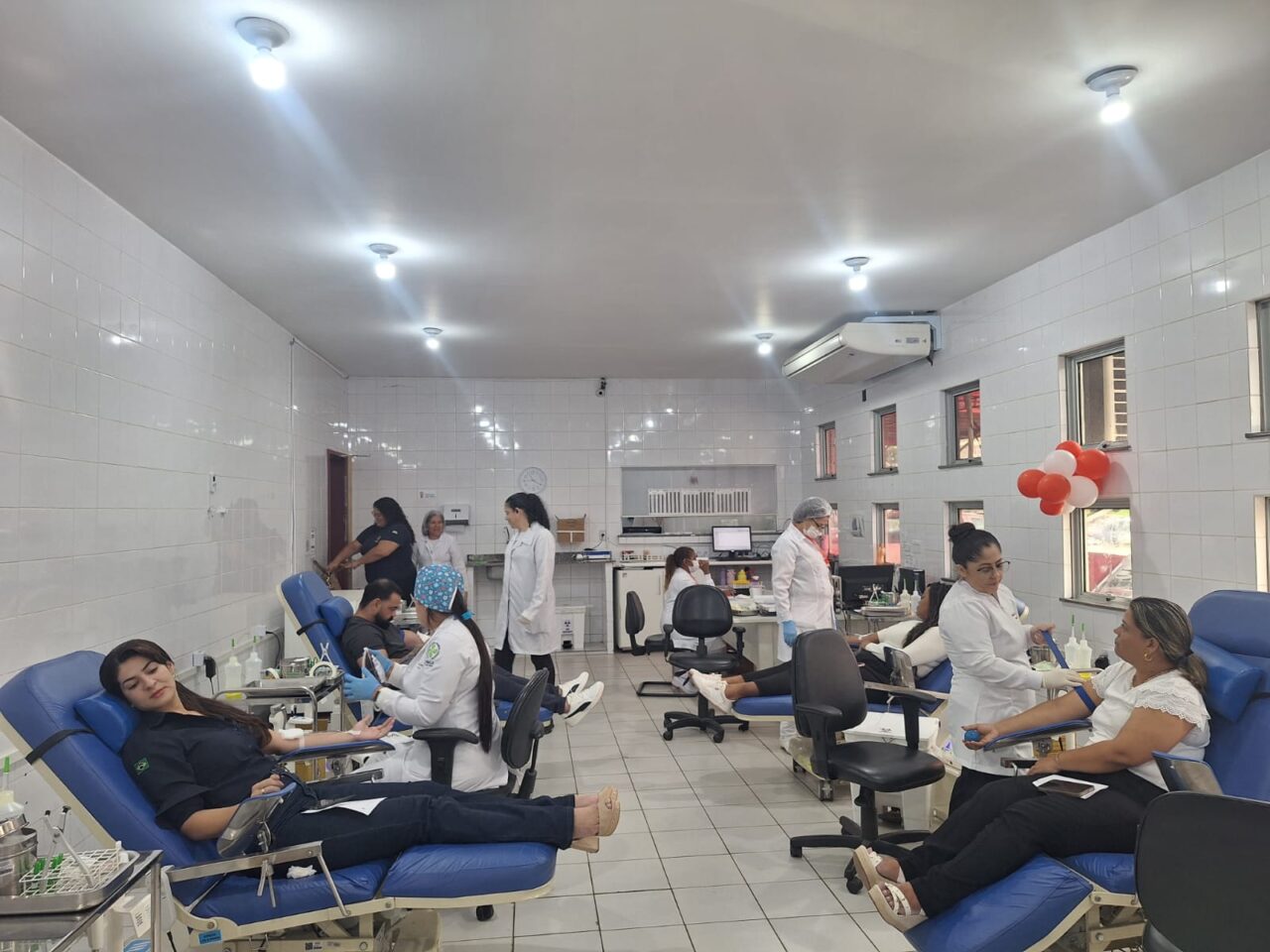 Responsabilidade social: servidores se unem em ação solidária de doação de sangue, em Porto Velho