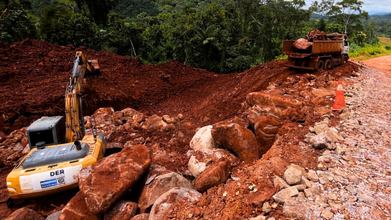 Manutenção na RO-370 é reforçada pelo governo de RO para garantir trafegabilidade e segurança