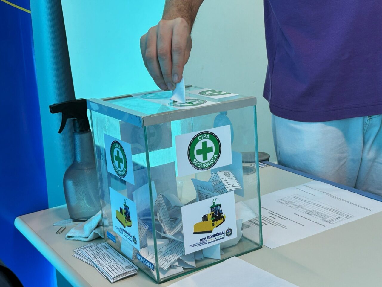 DER-RO realiza votação da CIPA e reforça compromisso com a segurança dos servidores