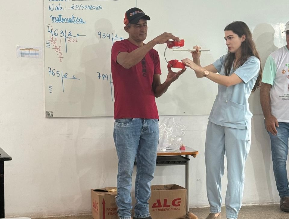 As atividades contaram com o apoio das equipes escolares