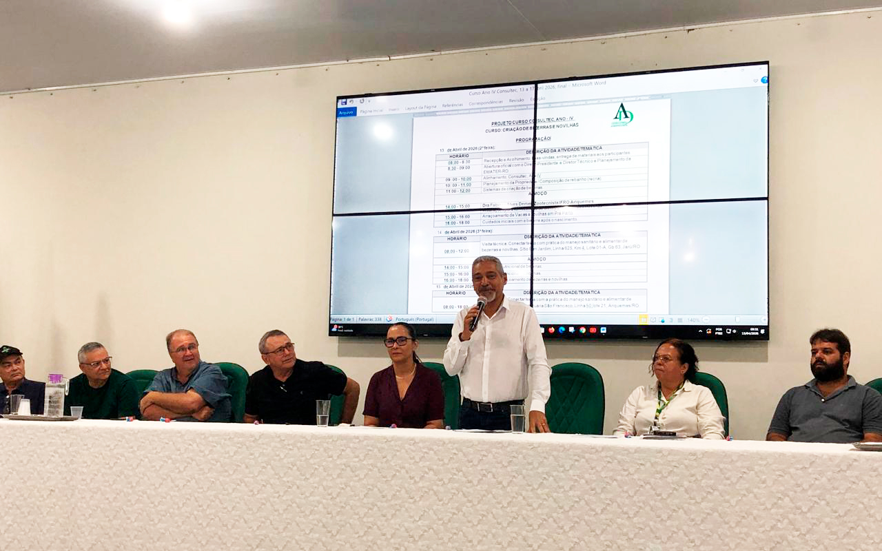 Entre os conteúdos abordados estão o planejamento da propriedade e a composição do rebanho