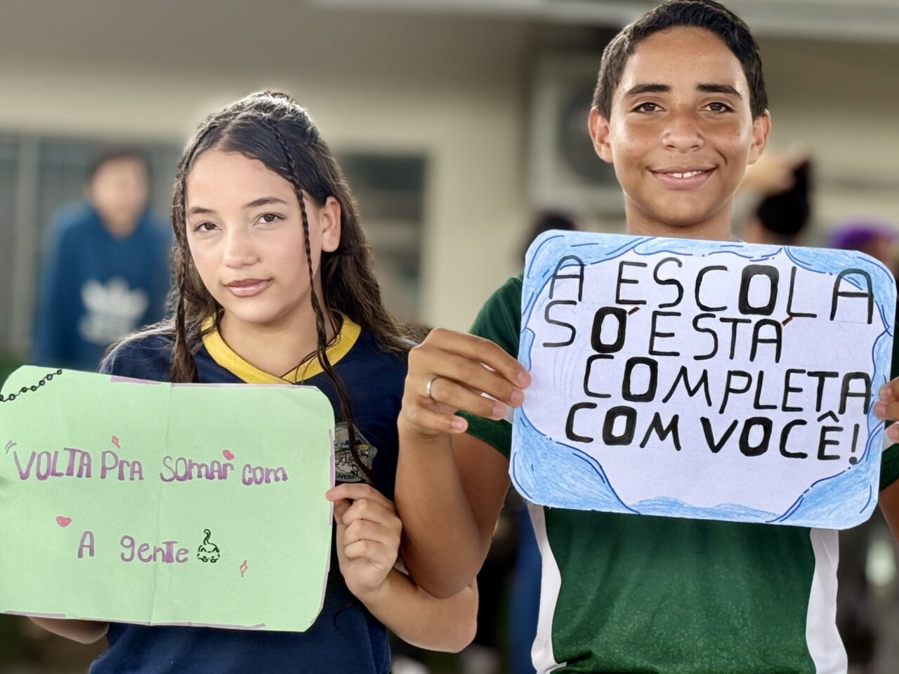 A ação teve como foco garantir o acesso e fortalecer a permanência de crianças e adolescentes de 4 a 17 anos