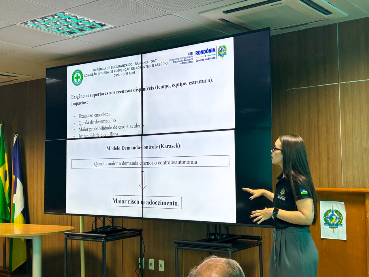 A psicóloga do DER-RO fala sobre a importância da saúde mental no trabalho
