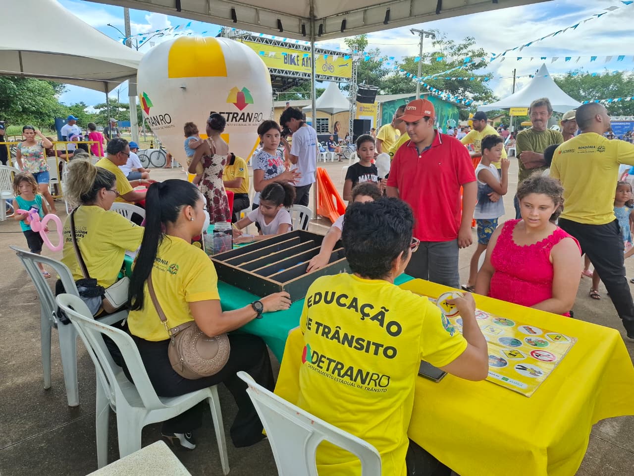Educação no trânsito marca participação do governo de RO no Bike Arte Porto Velho