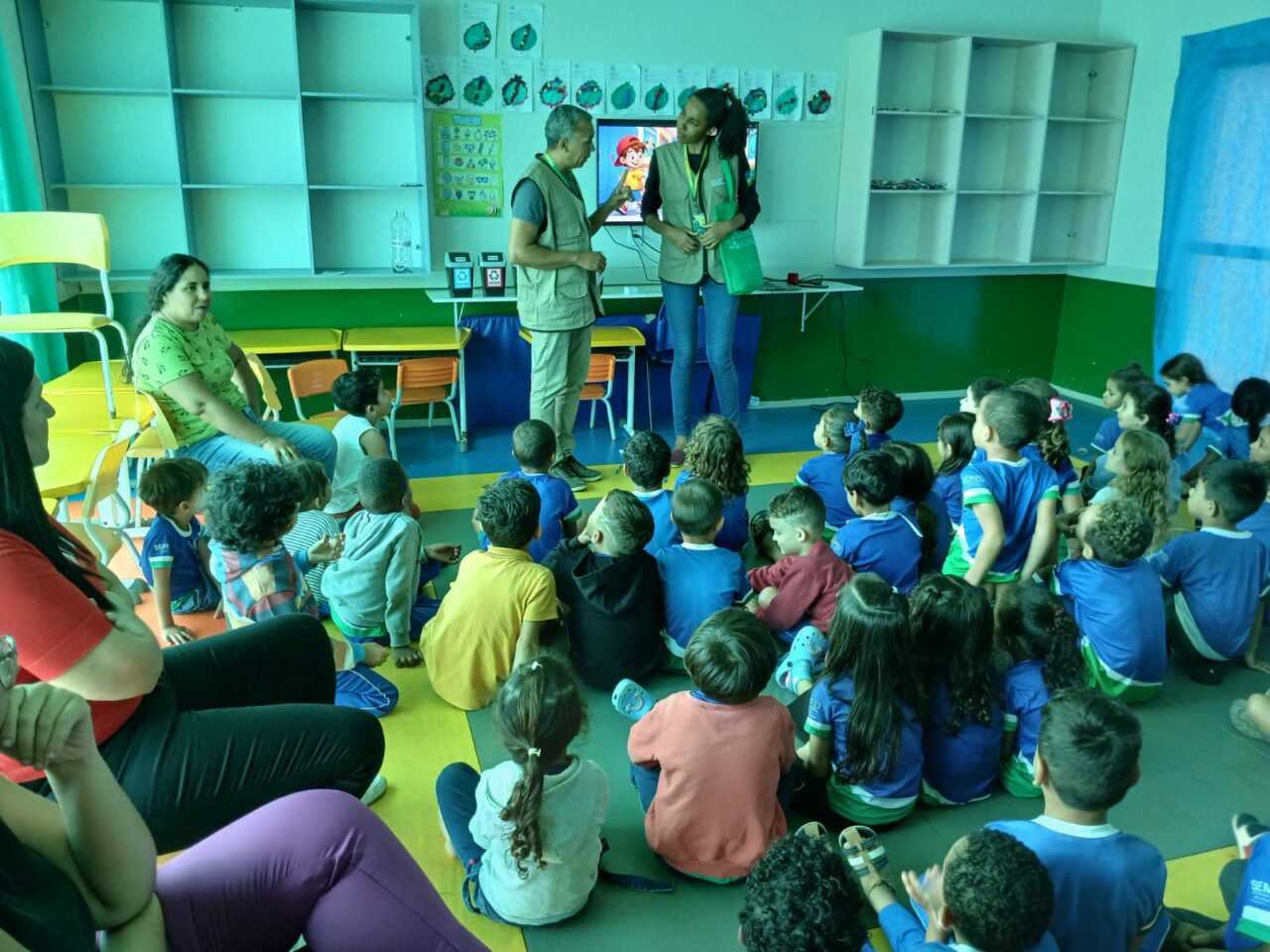 Governo de RO promove palestras de educação ambiental para crianças em Machadinho d’Oeste