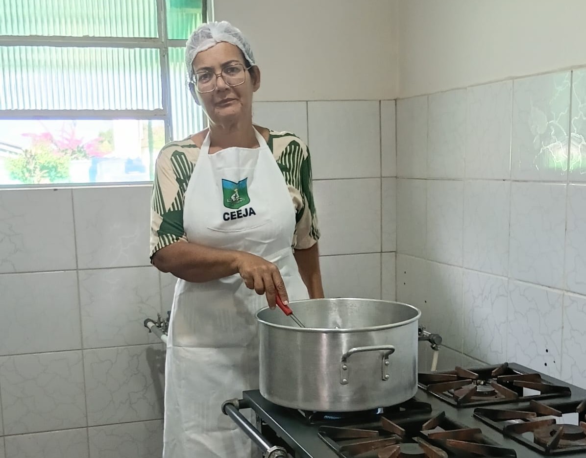 A agente de alimentação escolar, Raquel Nogueira, destacou a importância da participação no concurso