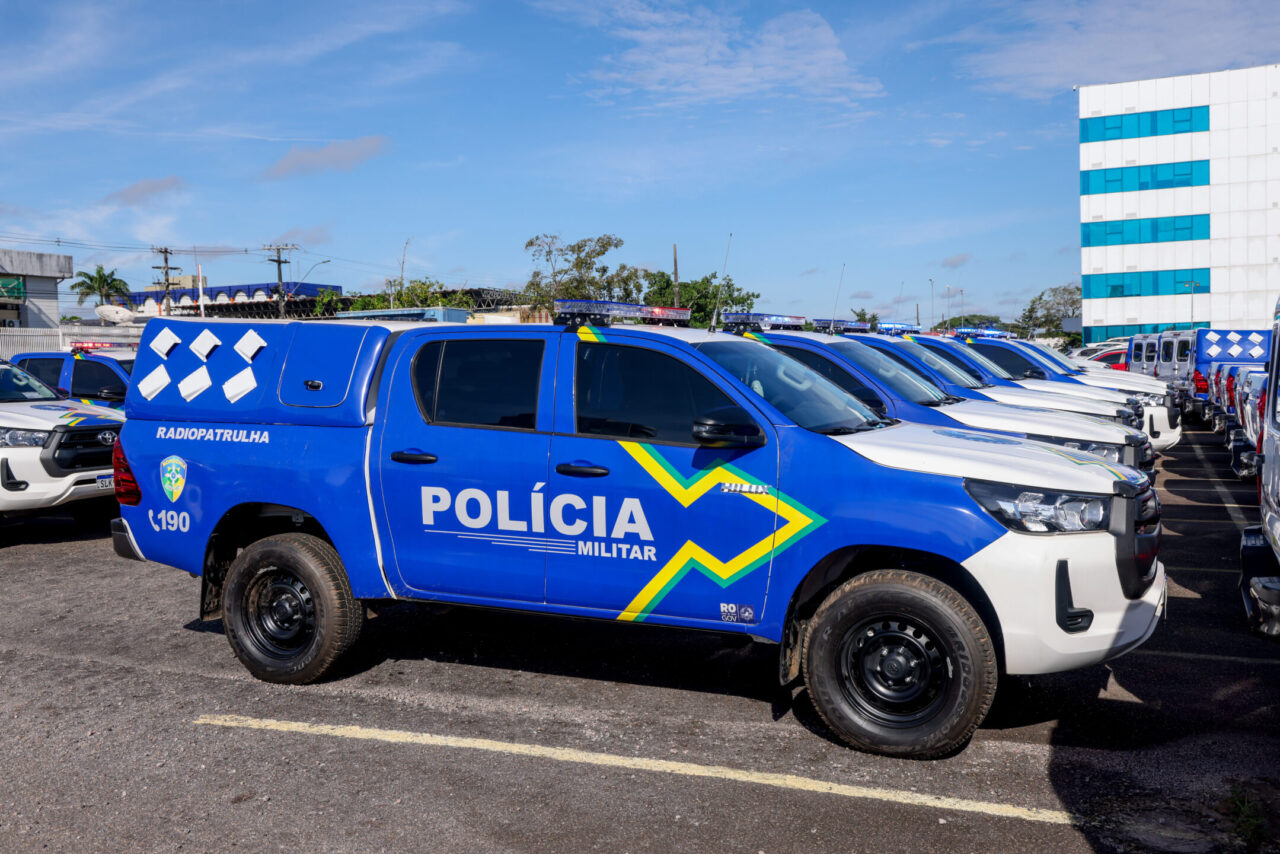 Entrega de 50 viaturas fortalece atuação integrada da segurança pública em Rondônia
