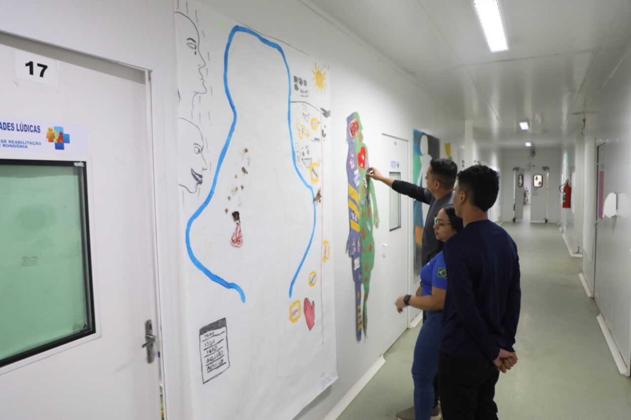 Arte e inclusão marcam exposição de pacientes com TEA no Centro de Reabilitação de Rondônia