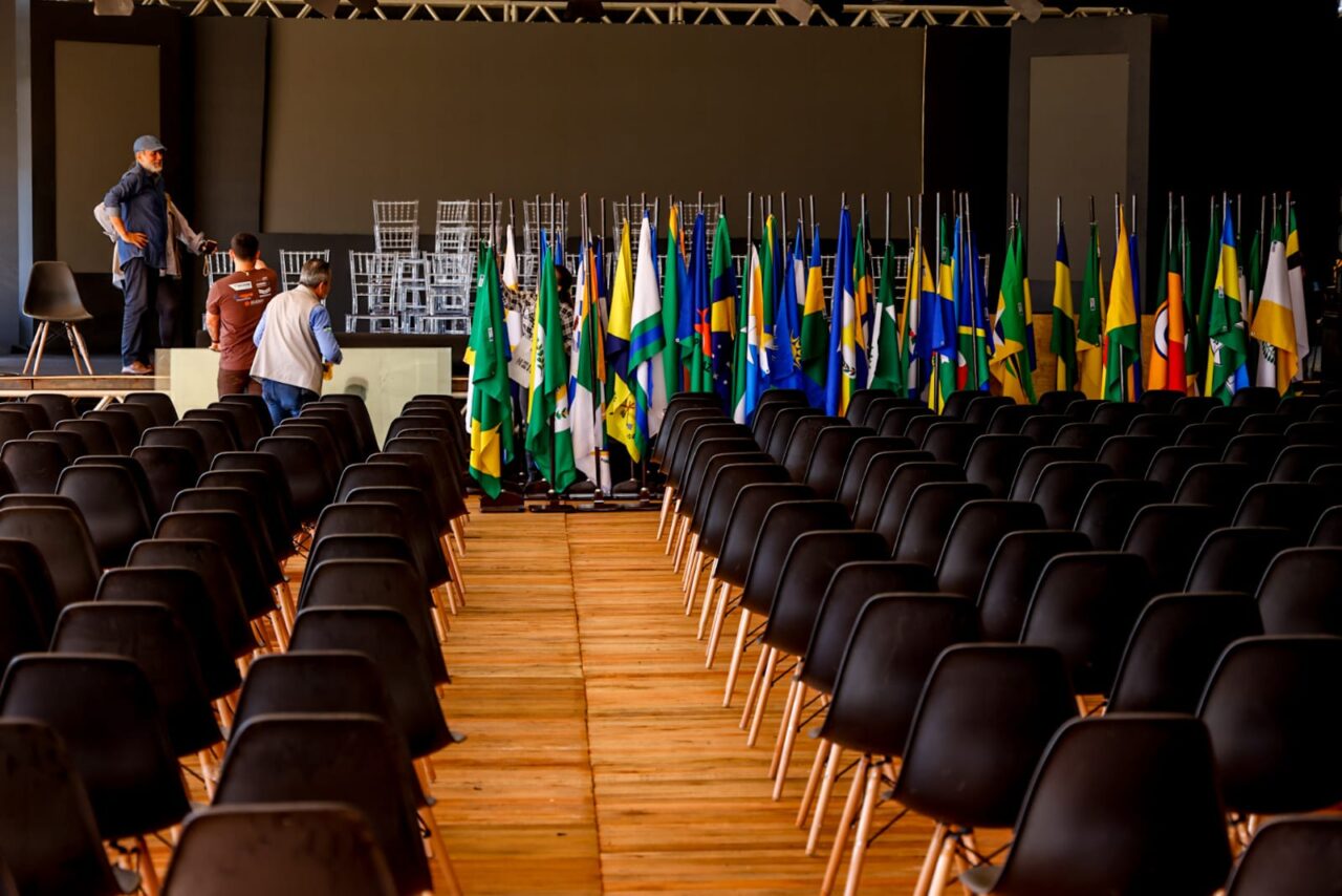 Preparativos finais no espaço que vai concentrar os principais eventos dentro da RRSI 2026