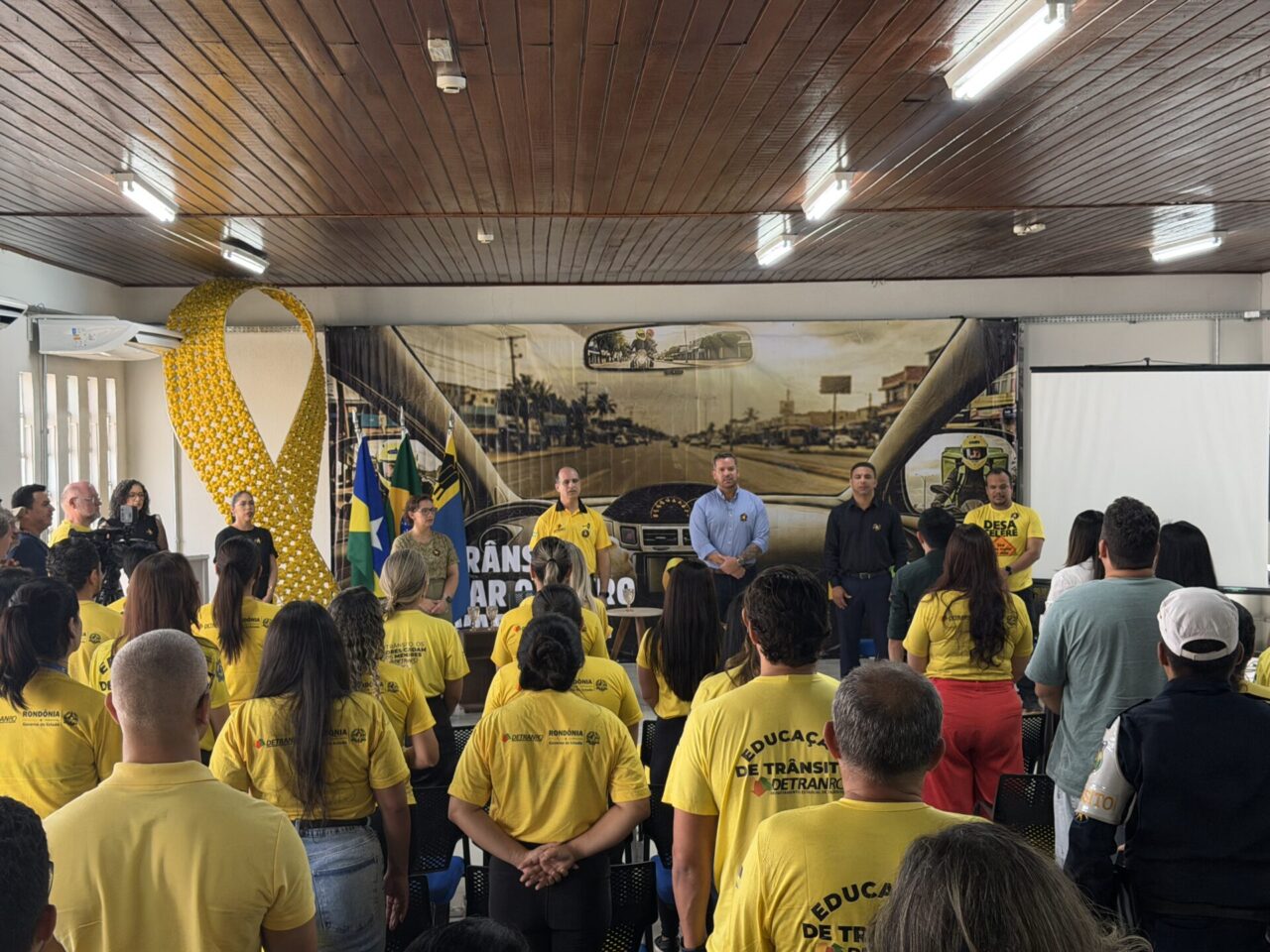 Solenidade da Campanha Maio Amarelo 2026, que teve início oficial em Rondônia nesta semana