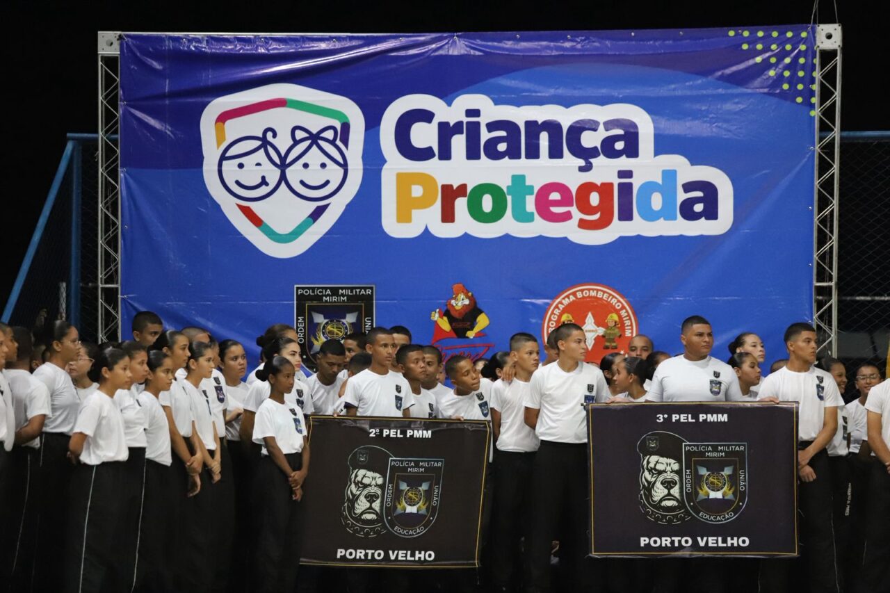 Governo de RO abre ano letivo para policiais mirins e reforça ações de prevenção e combate à violência com novas viaturas