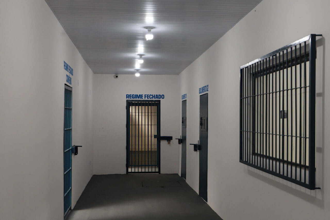 A obra foi executada com mão de obra 100% reeducanda
