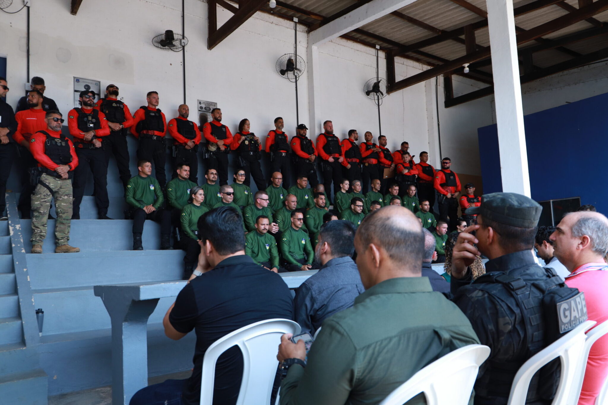 A capacitação reúne policiais penais de Rondônia e do Acre, além de representantes de outras instituições estaduais e federais de segurança pública