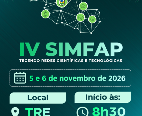 Banner oficial de divulgação do IV Simpósio FAPERO