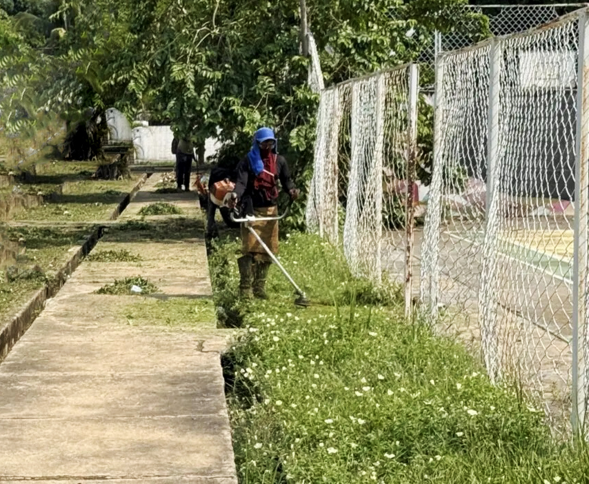 Complexo Poliesportivo Deroche, em Porto Velho, recebe serviços de limpeza